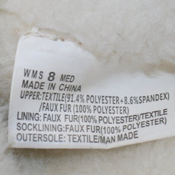 SO Boots Abigail Suede Winter Faux Fur Lined Tan Button Chestnut Women's 8 - Picture 4 of 12